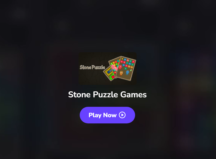 Stone Puzzle Games