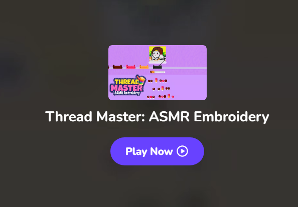 Thread Master: ASMR Embroidery
